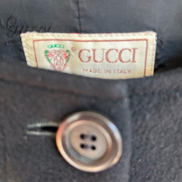 Gucci | Cashmere Vintage Jacket | Tailored Black Blazer | Women’s Size 8 | NWOT - Picture 8 of 10